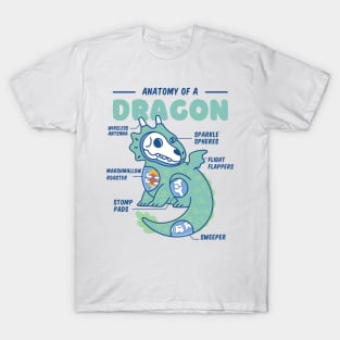 Anatomy of a Dragon Kawaii T-Shirt